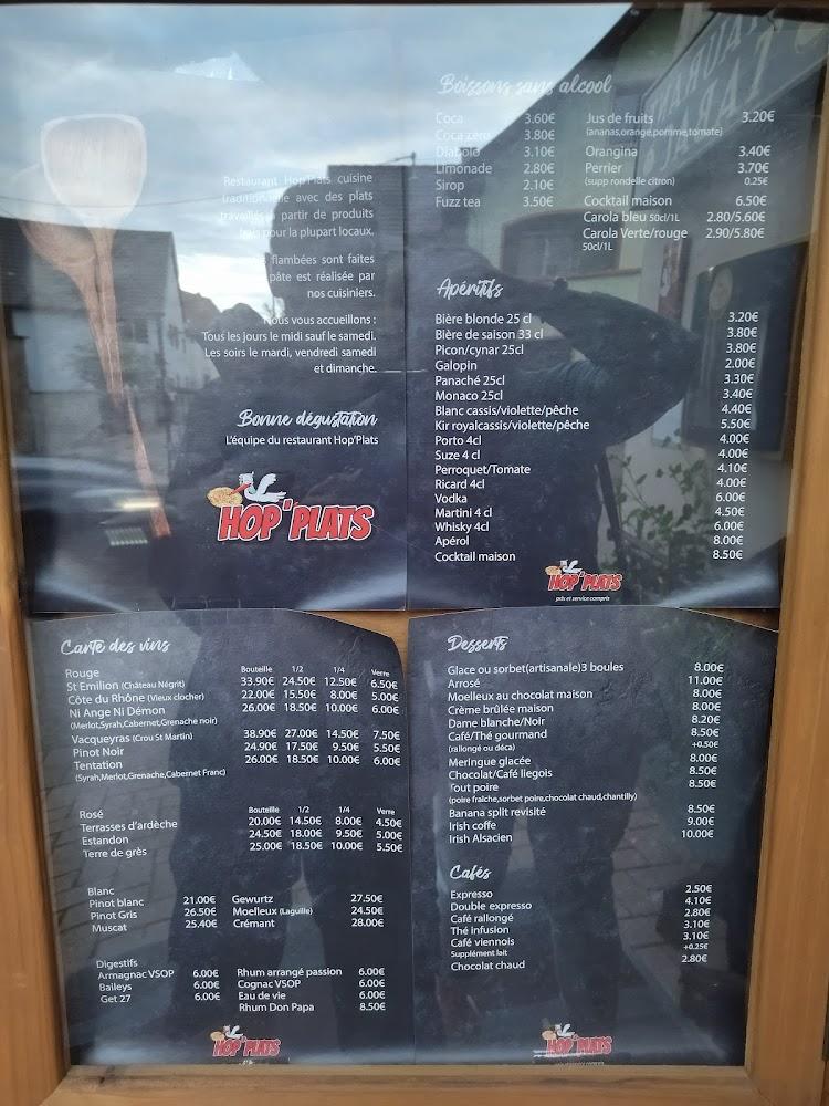 Restaurant Hop'Plats - Menu Image 4